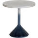 Laszilo 20 X 19.75 inch Light Grey / Blue Outdoor End Table